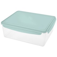 Phibo Контейнер Smart Lock, 22.8x29.2 см, прозрачный/светло-голубой