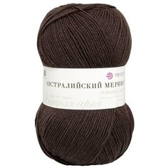 Пряжа Пехорка Австралийский меринос, 95 % верблюжья шерсть, 5 % акрил, 100 г, 400 м, 5 шт., 251 коричневый
