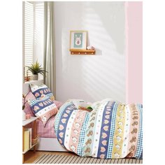 Детское постельное белье : Полоска : Лошадки и уточки Boris