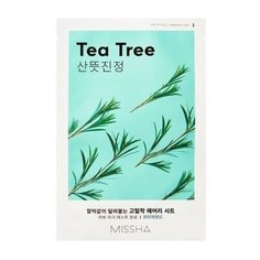 Набор масок для лица с экстрактом чайного дерева \ Missha \ Airy fit sheet mask red tea tree 3 шт.
