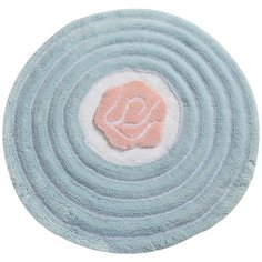 Коврик для ванной круглый 90x90 см, синий, 8682125922928 Chilai Home