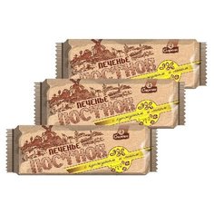 Печенье затяжное "постное" с кунжутом и льном, Спартак, 220 гр.*3 шт.