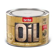 BRITE FLEXX масло-воск для столешниц, бесцветное (0,5л)