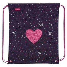 Herlitz Мешок для обуви Tropical Heart 50026418-3, синий/розовый