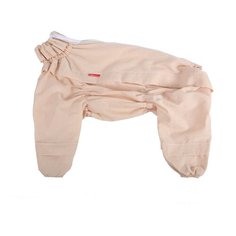 Комбинезон для собак "OSSO Fashion", от клещей, для мальчика, цвет: бежевый. Размер 55