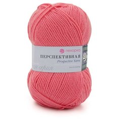 Пряжа Пехорка Перспективная 324 светлая азалия 50% мериносовая шерсть, 50% акрил во 100г 270м 5шт