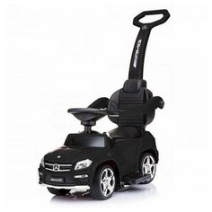 Детский электромобиль - каталка Mercedes GL63 AMG Black LUXURY - SX1578H Hollicy