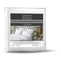 HOTEL COLLECTION Простыня 220х240-1, 1 пр., хл/сатин Estia