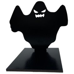 Подсвечник (подставка для свечи) AFI DESIGN "Ghost" для декора на Хэллоуин, черный