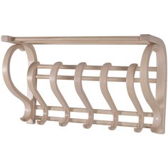 Вешалка настенная В 5Н белый ясень Мебелик