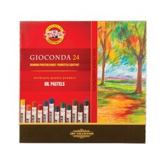Пастель масляная художественная KOH-I-NOOR "Gioconda", 24 цвета, круглое сечение, 8354024001KS