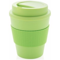 Стакан для кофе XD Collection с закручивающейся крышкой цвет зеленый