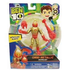 Ben 10 Фигурка Человек-огонь Металлик, 12,5 см, 76173 Playmates Toys