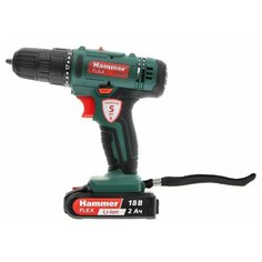 Аккумуляторная дрель-шуруповерт Hammer ACD18BS Li-Ion 2.0 А·ч 18 В х2 кейс