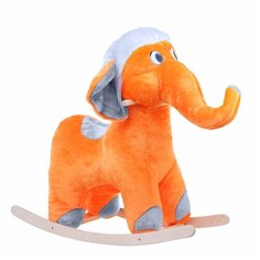 Качалка детская Слоник музыкальный (75х35х70см) 9503009909-6 Аймид