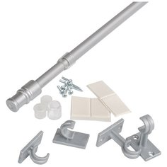 Карниз- кафе OLEXDECO «Невада» 85-135 см. Сатин