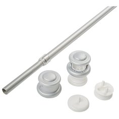 Карниз- кафе OLEXDECO «Аризона» 85-135 см. Сатин