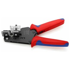 Стриппер прецизионный со сменными фасонными ножами, в т.ч. для птфэ, силикона, Radox®, Kapton®, зачистка: 0.14 - 0.25, 0.75, 1.5, 2.5, 4, 6 кв. мм (AWG 26 - 10), 195 мм, 2К ручки Knipex