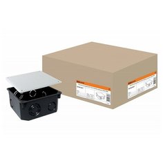 Распаячная коробка СП 110х110х50мм, крышка, IP20, TDM, цена за 1 шт