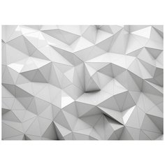 Фотообои Серые изгибы графики Модный Дом