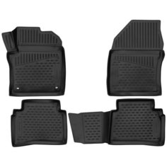 Element Коврики 3D в салон подходят для TOYOTA Prius (XW50) 2015->, П. Р Лифтбек, 4шт. (полиуретан)