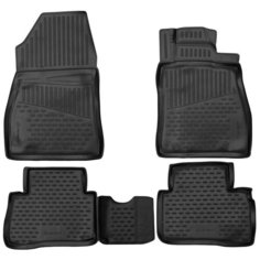 Element Коврики 3D в салон подходят для NISSAN Juke Mk.1 2010-2019, П. Р. кросс, 4шт. (полиуретан)