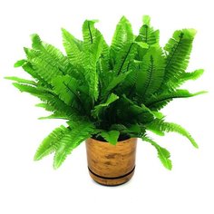 Искусственный папоротник в горшке/ Искусственные цветы для декора/ искусственные цветы для декора в горшках/ искусственные цветы для декора в кашпо/ Искусственные растения/ искусственные цветы в кашпо Holodilova