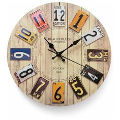 Настенные часы 3D- Decor "Routes" 31