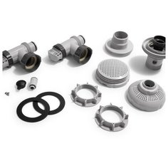 Комплект подключения фильтр- насосов под шланг 38 мм с плунжерными клапанами Intex 26005