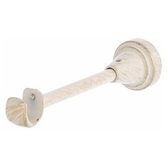 Кронштейн для карнизов OLEXDECO «Открытый I» для трубы диаметром 16 мм, 1 шт. Белое золото