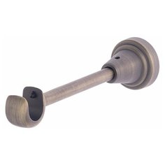 Кронштейн для карнизов OLEXDECO «Открытый I» для трубы диаметром 16 мм, 1 шт. Патина