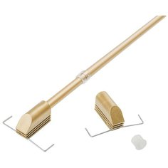 Карниз-кафе OLEXDECO «Спринг» 85-135 см. Латунь