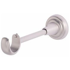 Кронштейн для карнизов OLEXDECO «Открытый I» для трубы диаметром 25 мм, 1 шт. Хром матовый