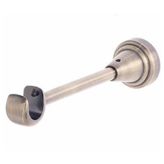 Кронштейн для карнизов OLEXDECO «Открытый I» для трубы диаметром 16 мм, 1 шт. Антик