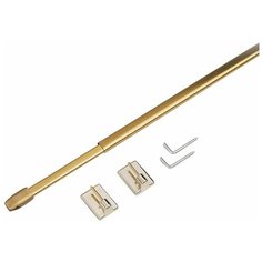 Мини-карниз OLEXDECO «кафе» Латунь 40-65 см