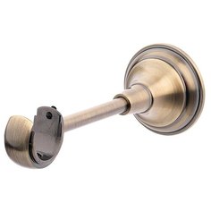 Кронштейн для карнизов OLEXDECO «Открытый Элегия I» для трубы диаметром 25 мм, 1 шт. Антик