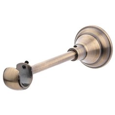 Кронштейн для карнизов OLEXDECO «Открытый Элегия I» для трубы диаметром 19 мм, 1 шт. Антик