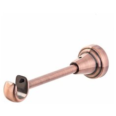 Кронштейн для карнизов OLEXDECO «Открытый I» для трубы диаметром 16 мм, 1 шт. Медь