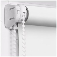 Рулонная штора OLEXDECO «Мини» Селена Blackout/Белый 98х170 см