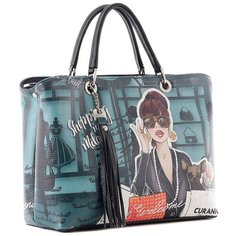Женская сумка- тоут CURANNI с принтом Шоппинг