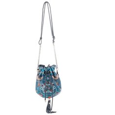 Женская сумка- кисет CURANNI на плечо с принтом Фазолетто