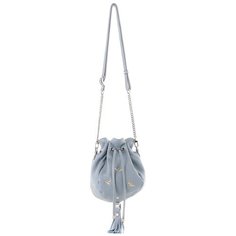 Женская сумка- кисет CURANNI на плечо с вышивкой Дольче