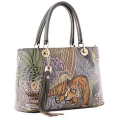 Женская сумка- тоут CURANNI с принтом Тигра