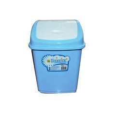 Контейнер "Ромашка" 10л (ведро д/мусора) с перекедн. верхом 057 (пластик) ассортимент Elfplast