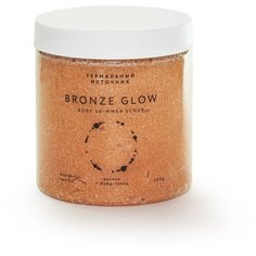 Скраб-шиммер Ваниль + Бобы тонка BRONZE GLOW, 300 г Термальный источник