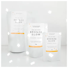 Сухой скраб для тела с мерцанием Мандарин + Ваниль Bronze Glow Термальный Источник, 250 г