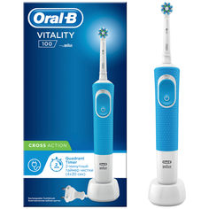 Электрическая зубная щетка Oral- B Vitality 100 CrossAction, синий