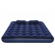 Матрас надувной Queen, 203x152x22см, с ручным насосом и 2 подушками Bestway