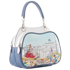 Сумка женская CURANNI на одной ручке с принтом Барселона