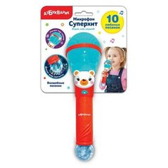 Микрофон Суперхит Азбукварик Волшебные песенки Бирюзовый
